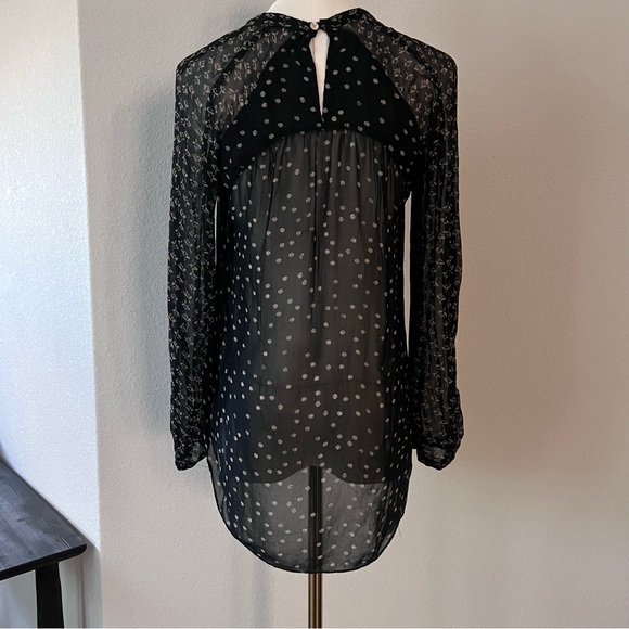 Isabel Marant Sheer Cutout Long Sleeve Blouse - Picture 4 of 7